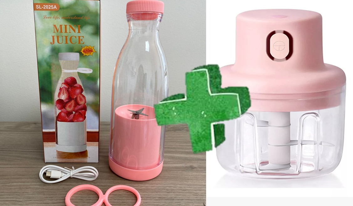 Miniatura 2 de Mini Picador + Licuadora Portatil